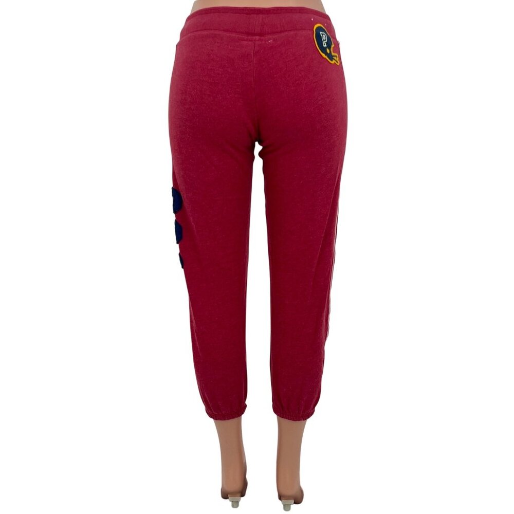 RARE Vtg VS PINK University Of Pink Cropped Logo Sweatpants | Y2K Athleisure XS - Picture 7 of 16